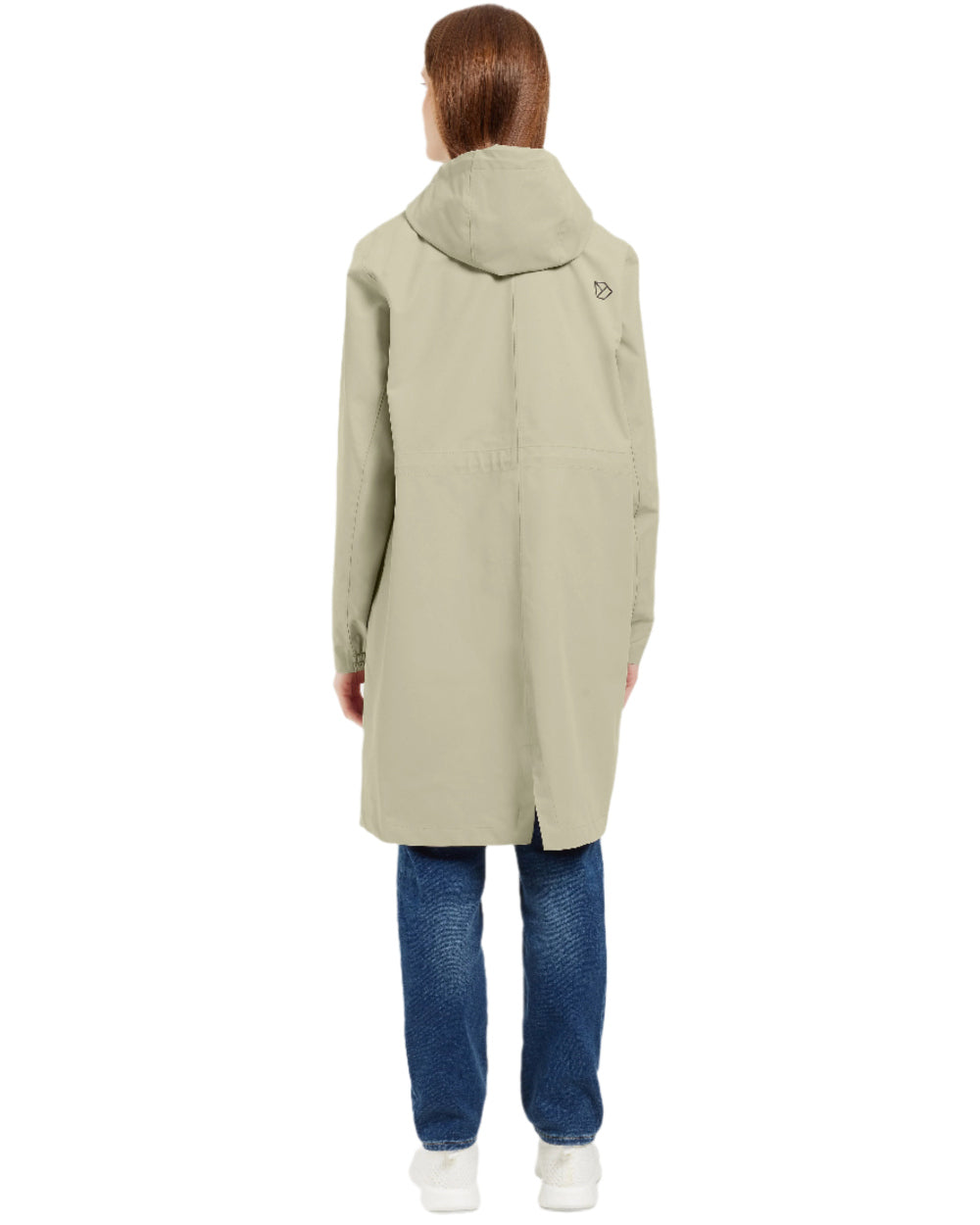 Mistel Green Coloured Didriksons Marta Womens Parka 3 On A White Background 