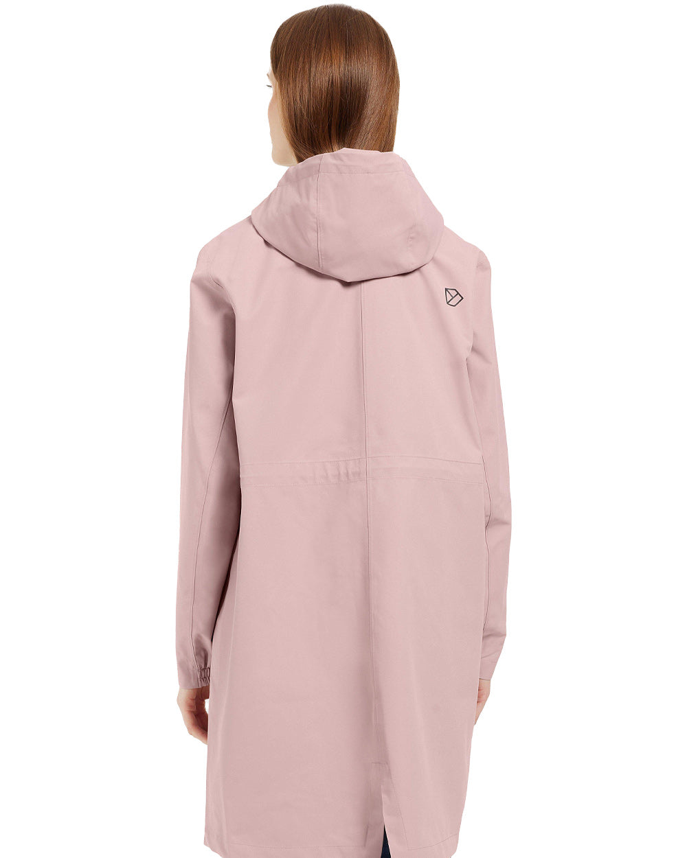 Oyster Lilac Coloured Didriksons Marta Womens Parka 3 On A White Background 