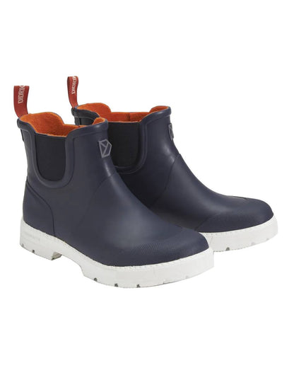Dark Night Blue Coloured Didriksons Mens Vinga Boots 2 On A White Background 
