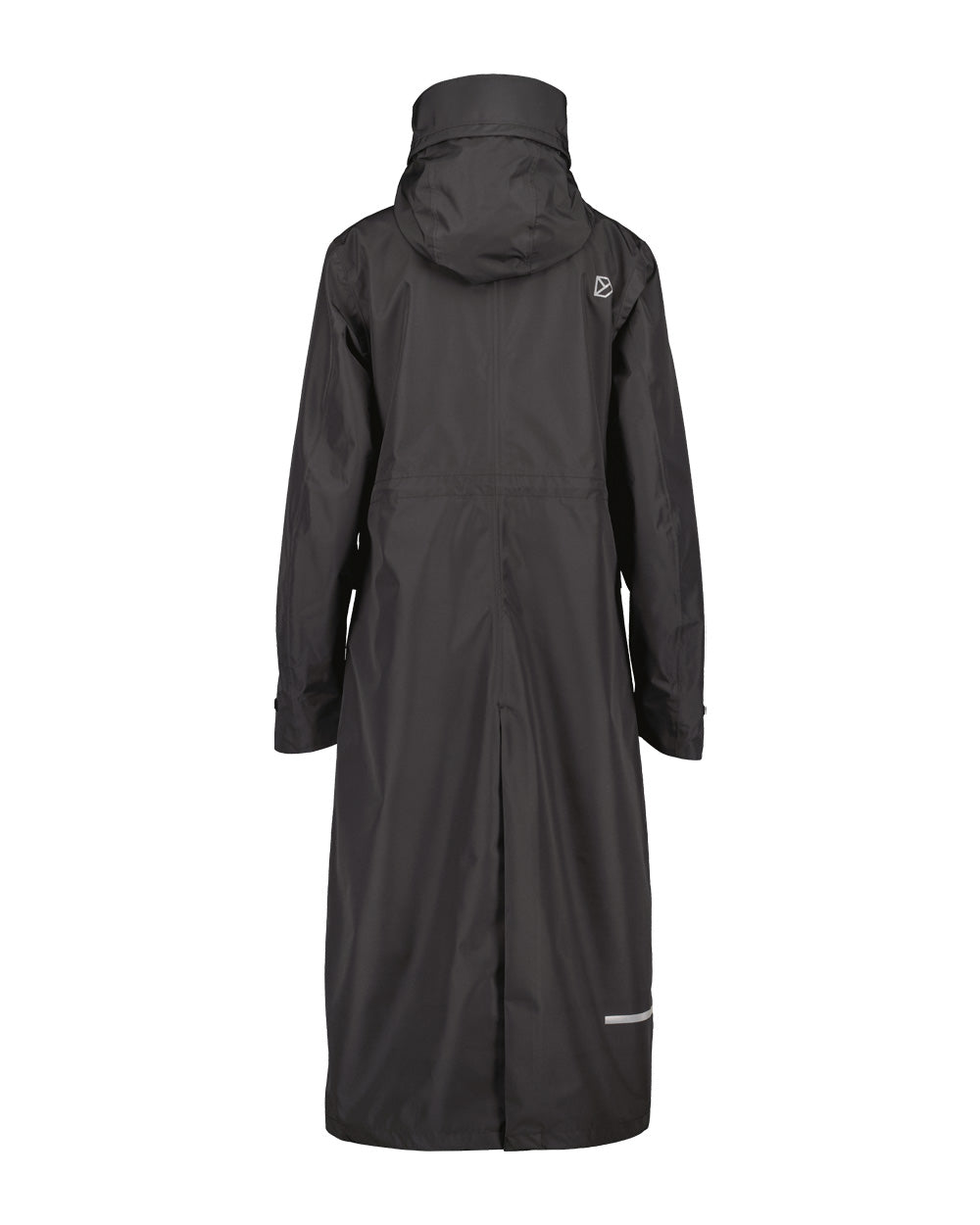 Black coloured Didriksons Nadja Parka on White background 