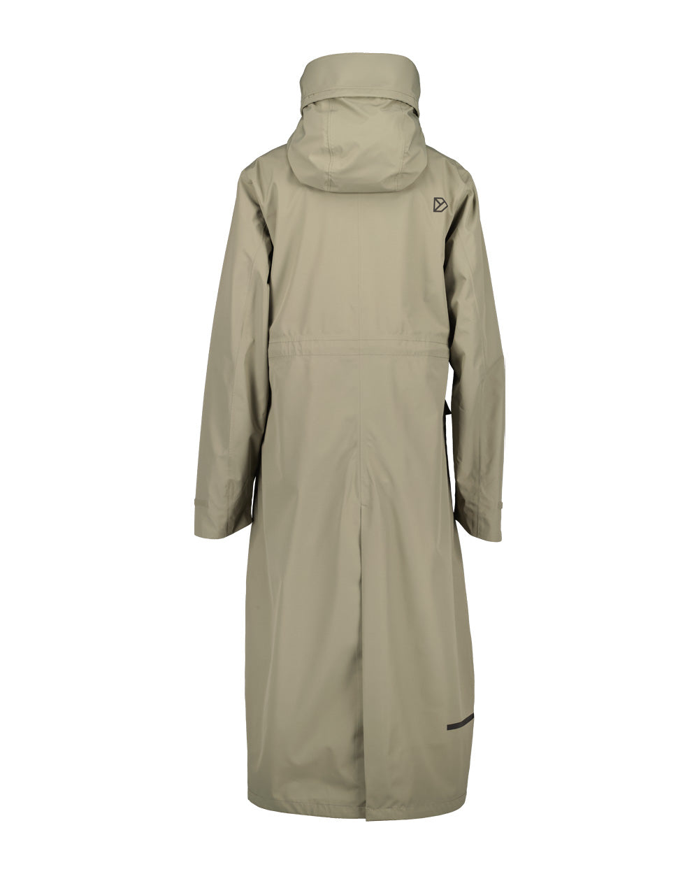 Mistel Green coloured Didriksons Nadja Parka on White background 