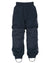 Navy Coloured Didriksons Narvi Childrens Pant On A White Background #colour_navy
