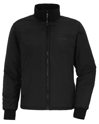 Black Coloured Didriksons Peder Jacket On A White Background 