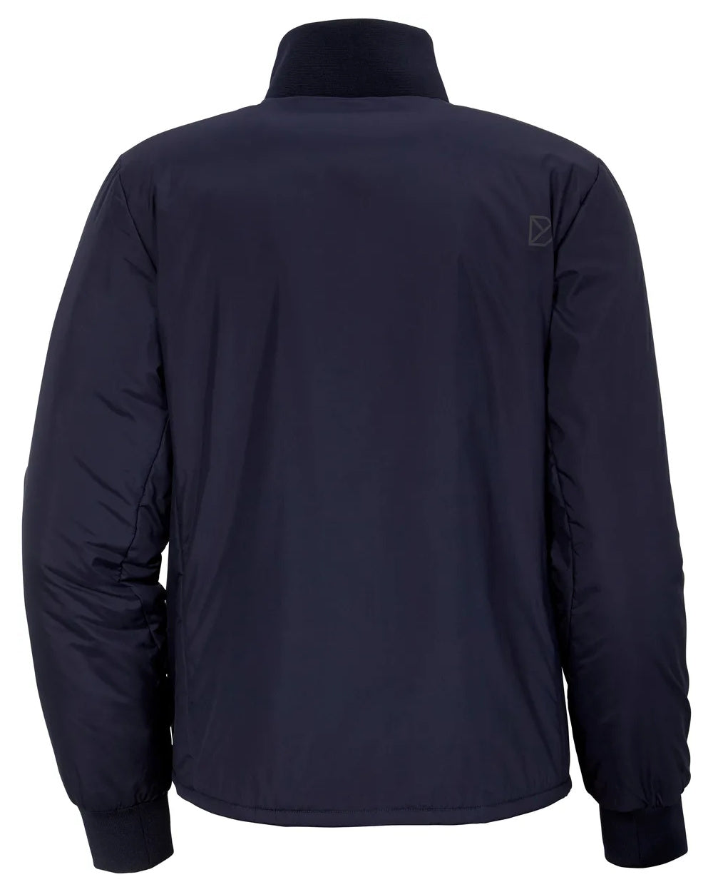 Dark Night Blue Coloured Didriksons Peder Jacket On A White Background 