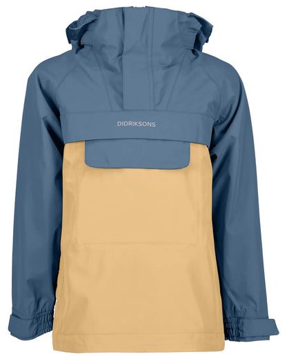 Sandstorm Coloured Didriksons Pi Childrens Anorak On A White Background 