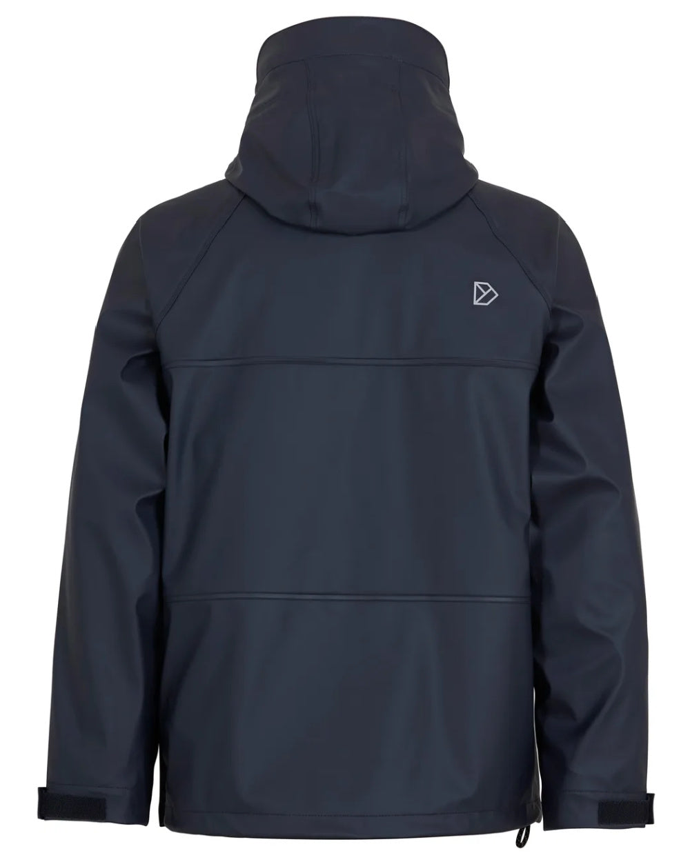 Dark Night Blue Coloured Didriksons Slaghöken Unisex Anorak Galon® On A White Background 