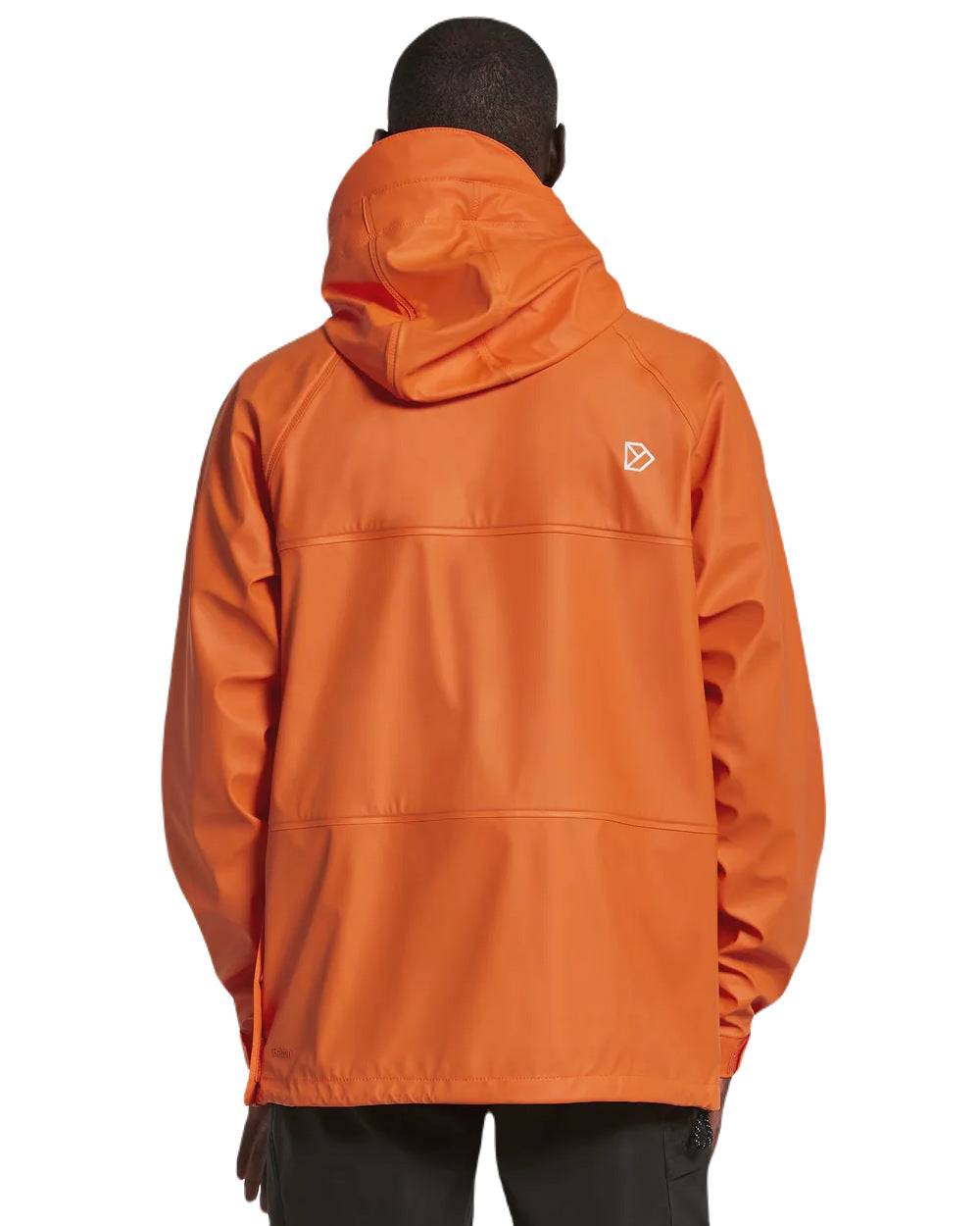 Flame Coloured Didriksons Slaghöken Unisex Anorak Galon® On A White Background 