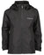 Black Coloured Didriksons Tera Childrens Jacket On A White Background #colour_black