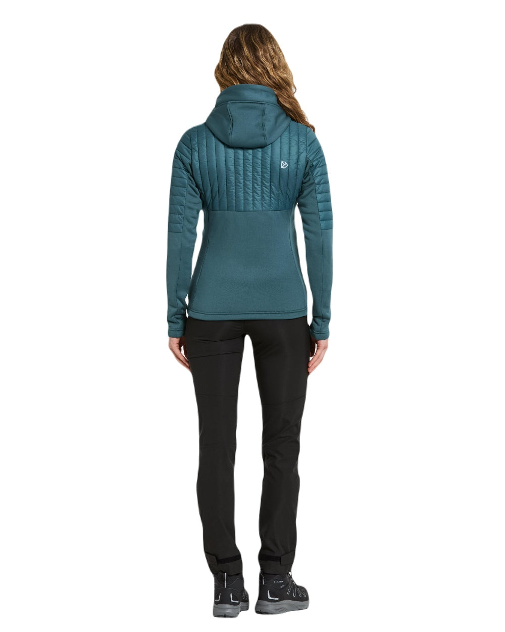 Star Blue Coloured Didriksons Womens Annema Full Zip 6 on White Background
