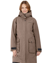 Giacca Invernale Parka Donna Didriksons Ilsa | Calda E Impermeabile, Cappuccio Regolabile, Marrone