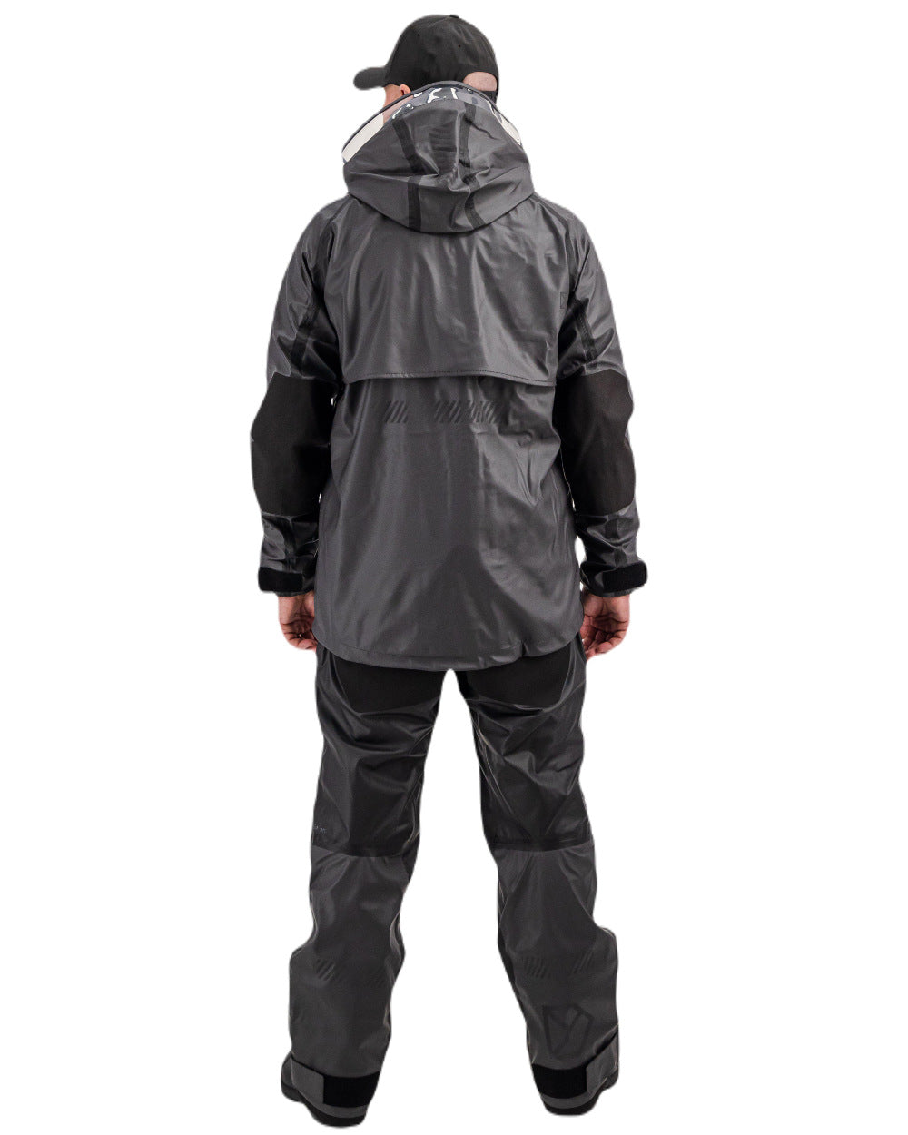 Coal Black Coloured Didriksons Element 2.0 Unisex Jacket On A White Background