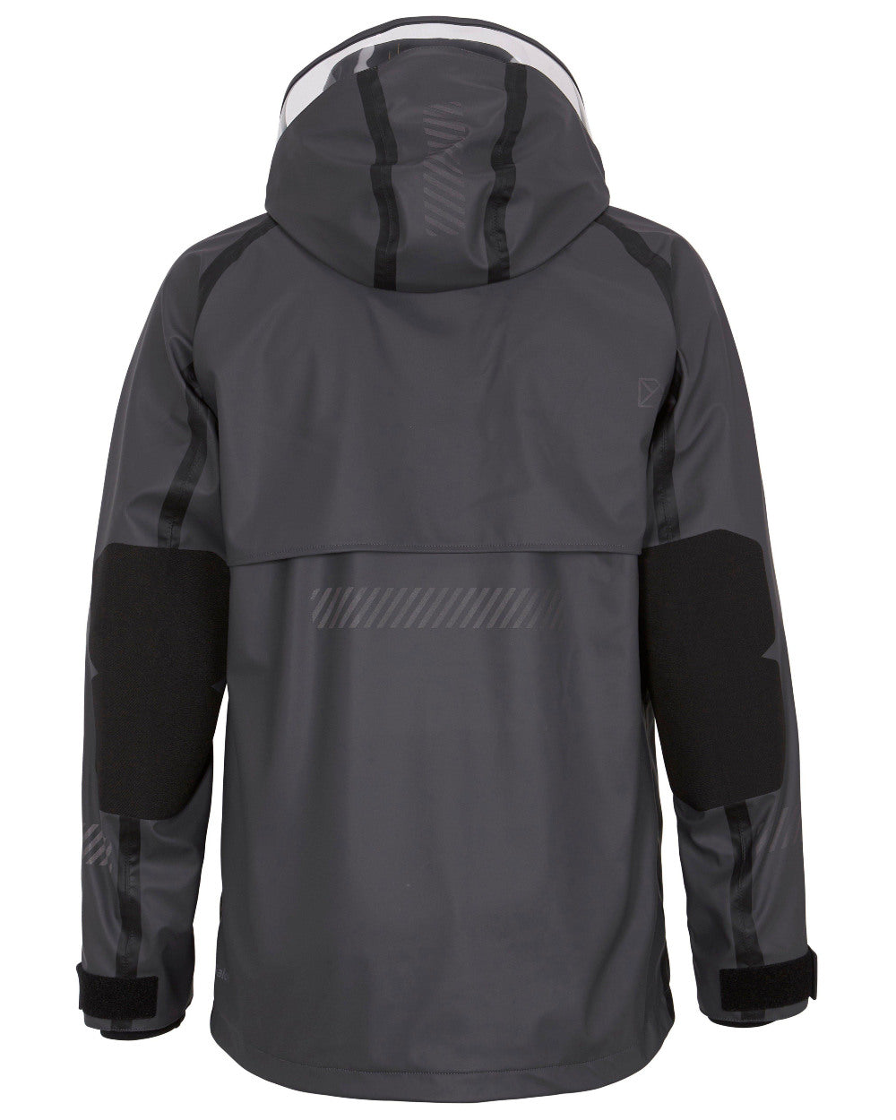 Coal Black Coloured Didriksons Element 2.0 Unisex Jacket On A White Background