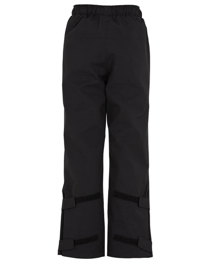 Black Coloured Didriksons Drake Youth Pants On A White Background 