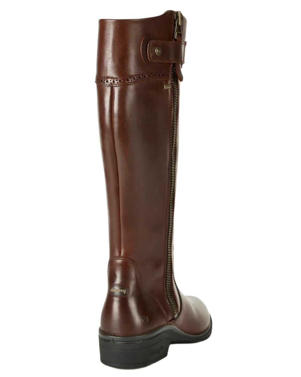 Nutshell Coloured Dubarry Connemara Knee High Riding Boot On A White Background 