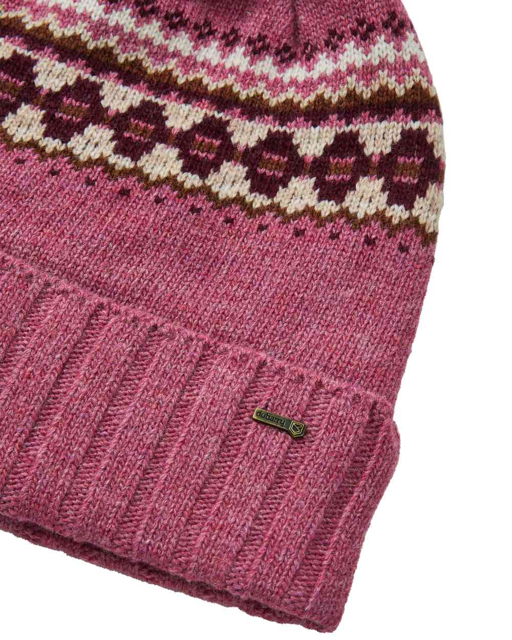 Clover Coloured Dubarry Kilcormac Ladies Knitted Hat On A White Background 