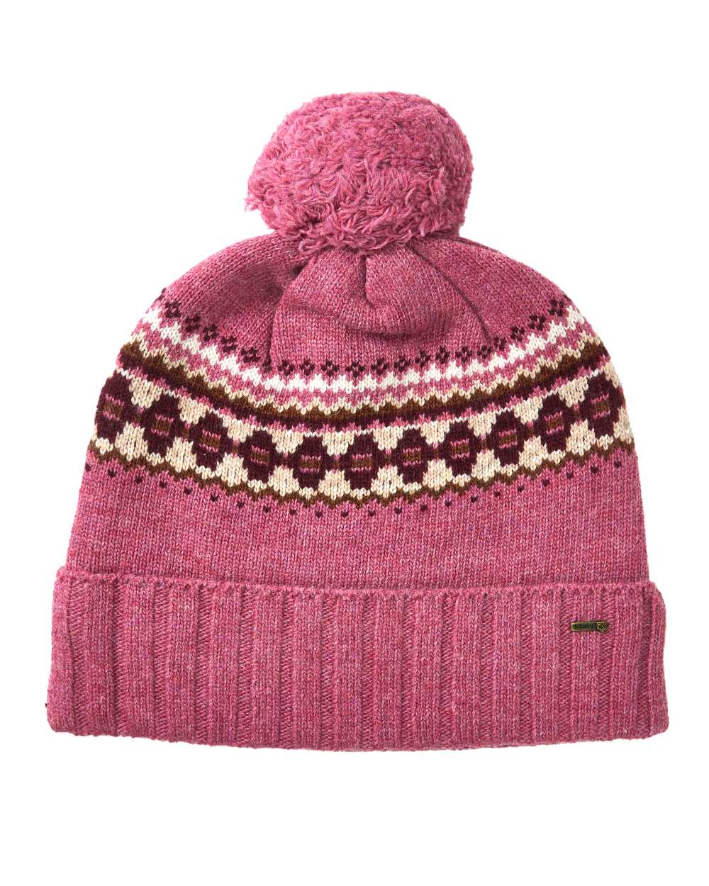 Clover Coloured Dubarry Kilcormac Ladies Knitted Hat On A White Background 