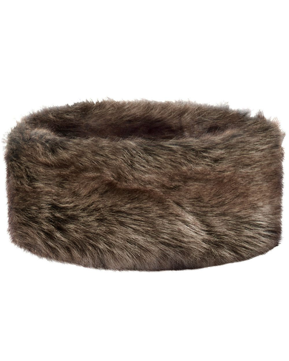 Elk Coloured Dubarry Ladies Faux Fur Headband On A White Background 