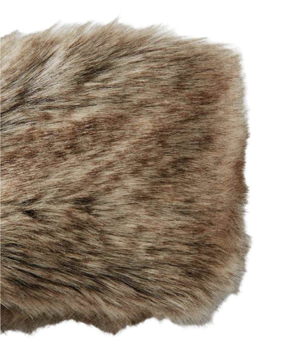 Elk Coloured Dubarry Ladies Faux Fur Headband On A White Background