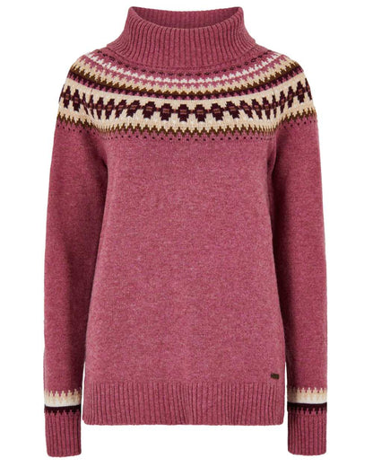 Clover Coloured Dubarry Riverdale Knitted Sweater On A White Background