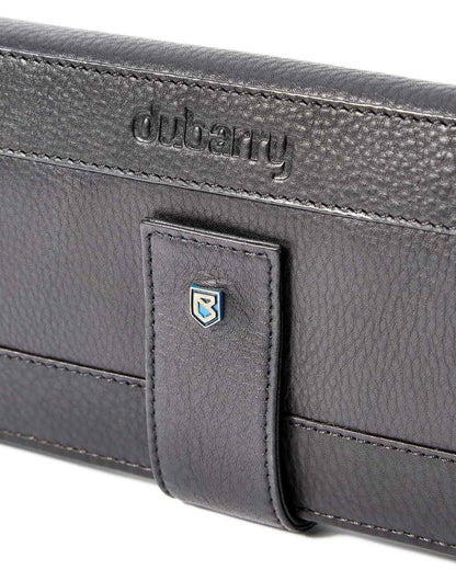 Black Coloured Dubarry Strawhill Ladies Wallet On A White Background 