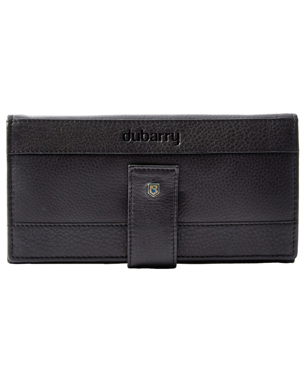 Black Coloured Dubarry Strawhill Ladies Wallet On A White Background 