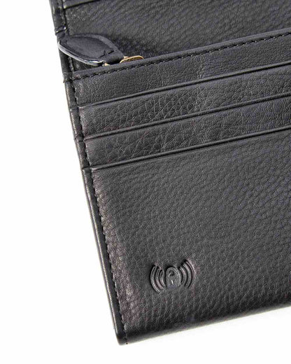 Black Coloured Dubarry Strawhill Ladies Wallet On A White Background 