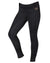 Black Coloured Dublin Childrens Cool It Everyday Riding Tights On A White Background #colour_black