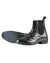Black Coloured Dublin Paramount Side Zip Paddock Boots On A White Background #colour_black