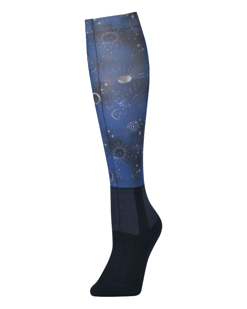 Starry Night Dublin Stocking Socks on White background 