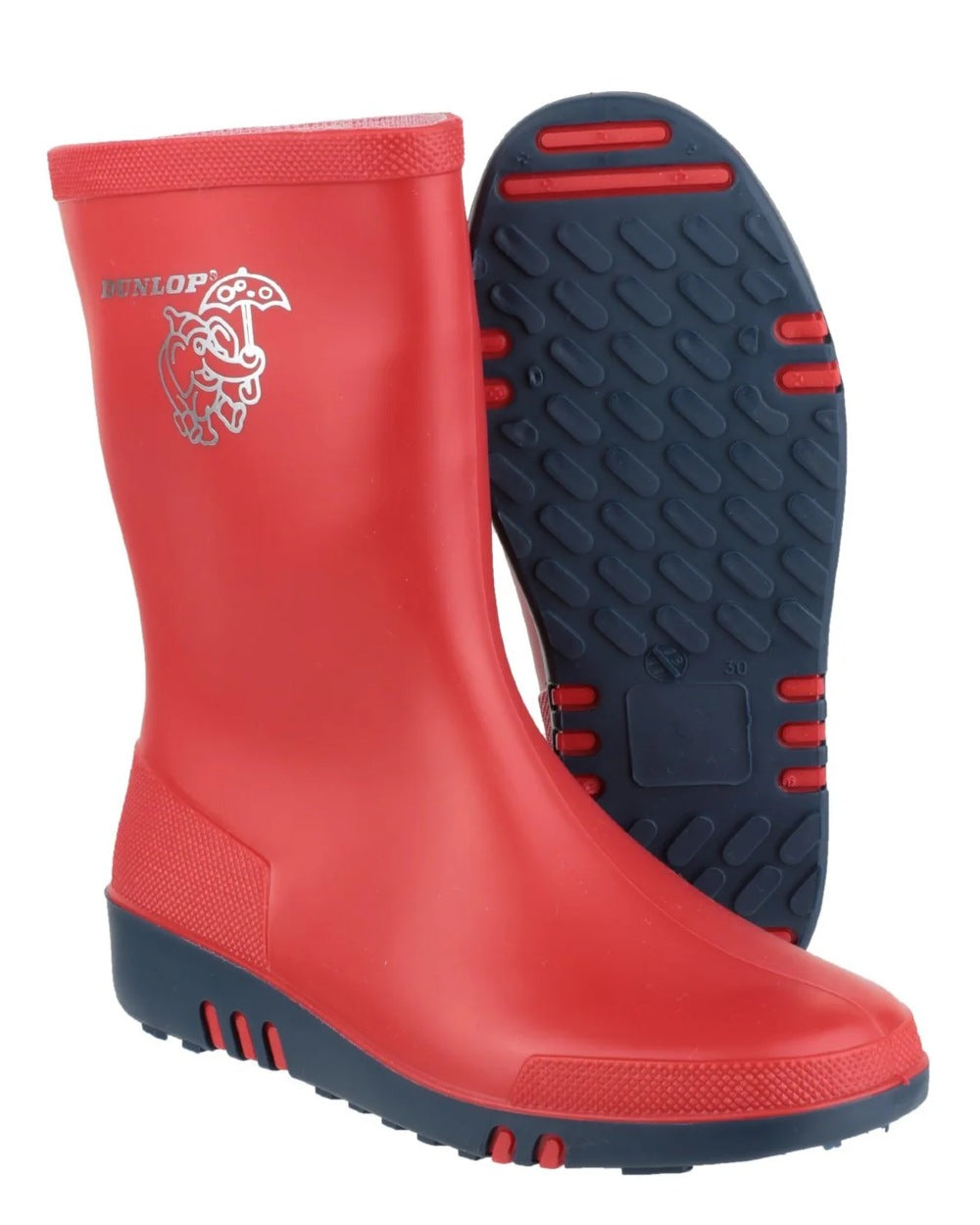 Red/Black coloured Dunlop Children&