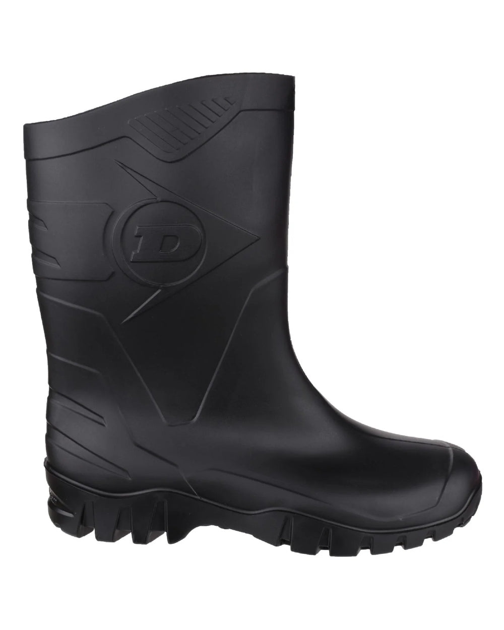 Dunlop Dee Calf Length Wellingtons Black 37
