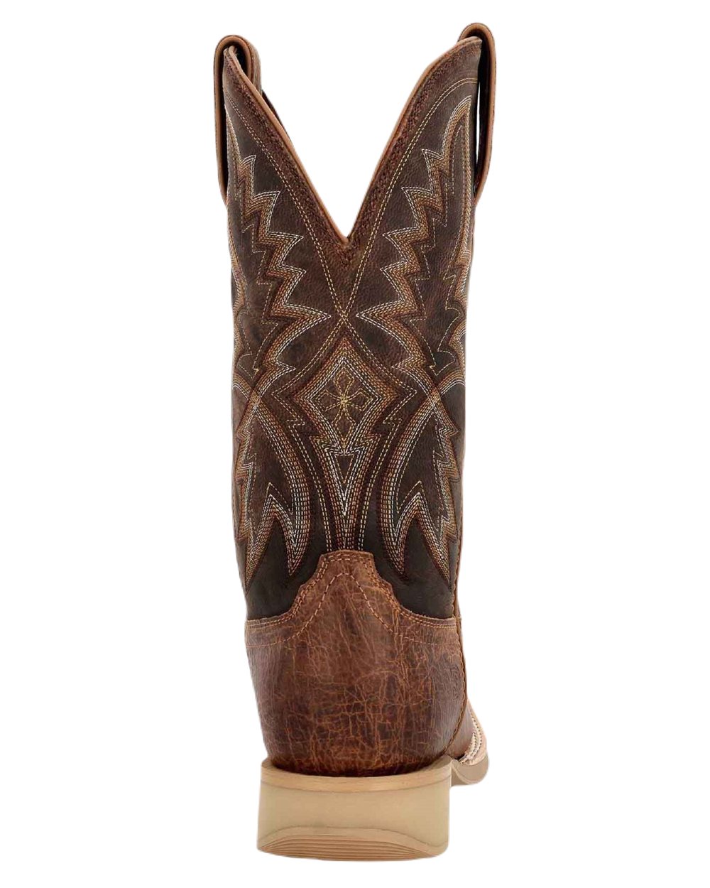 Rustic Tan Tobacco Coloured Durango Mens Rebel Pro Lite Western Wide Fit Boots on White Background
