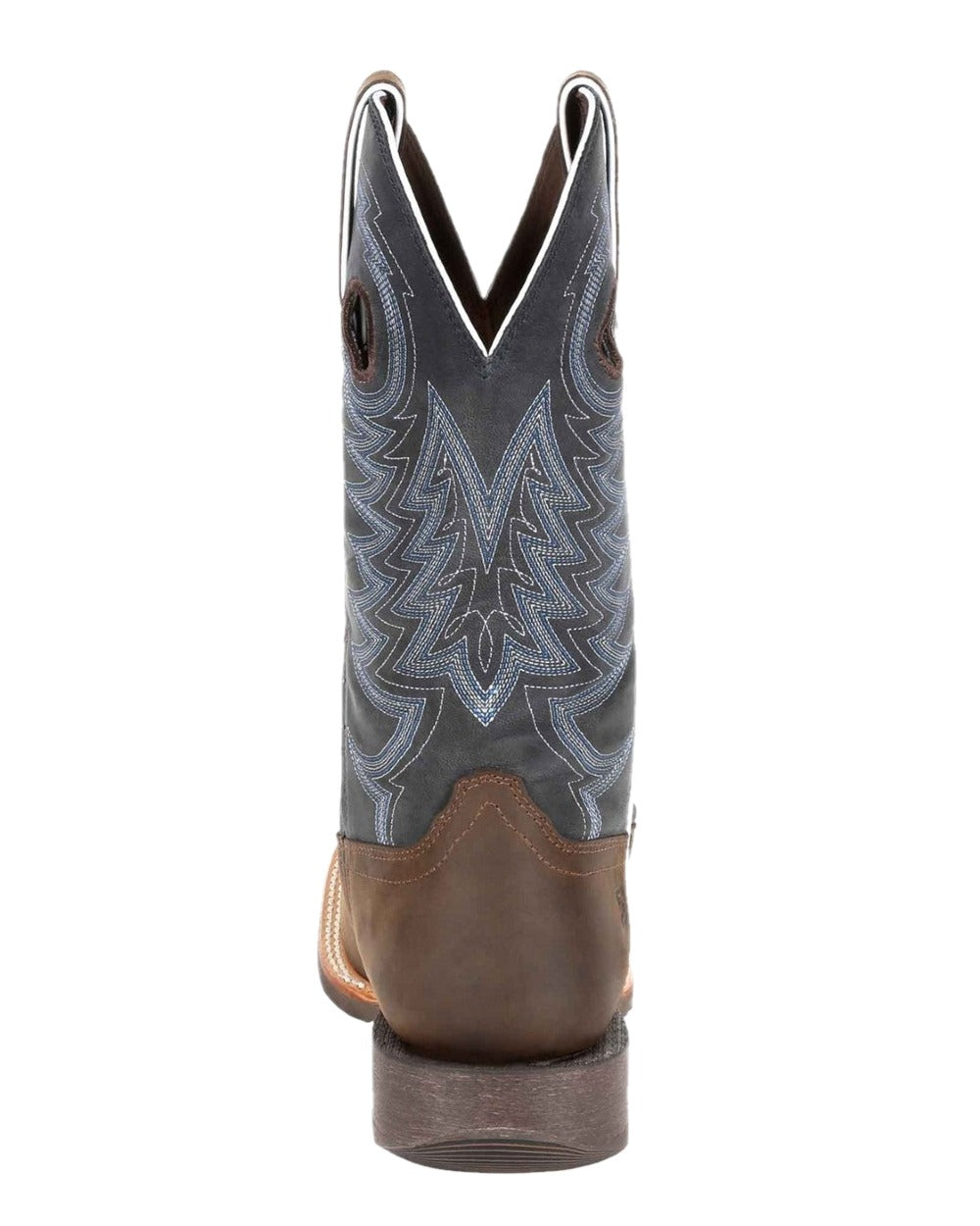 Belgian Brown Denim Blue Coloured Durango Mens Rebel Pro Western Classic Boots on White Background
