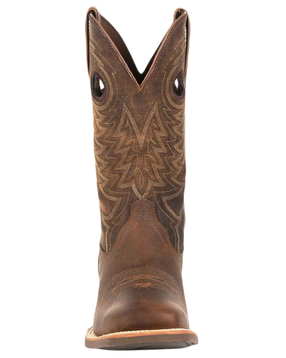 Flaxen Brown Coloured Durango Mens Rebel Pro Western Classic Boots on White Background
