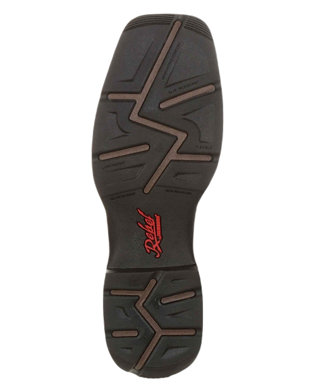 Chocolate Midnight Coloured Durango Mens Rebel Western Cowboy Boots on White Background
