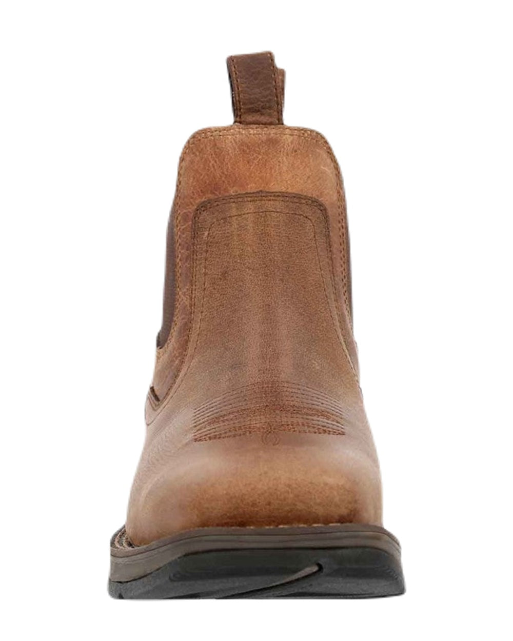 Old Town Brown Tan Coloured Durango Mens Red Dirt Rebel Western Boots on White Background
