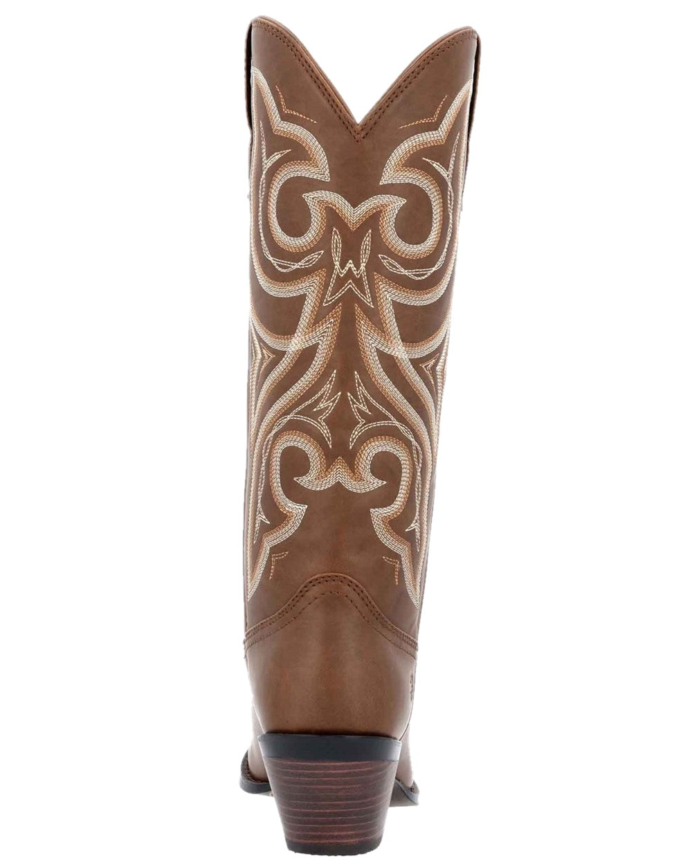 Milk Chocolate Coloured Durango Womens Crush Western Classic Boots on White Background
