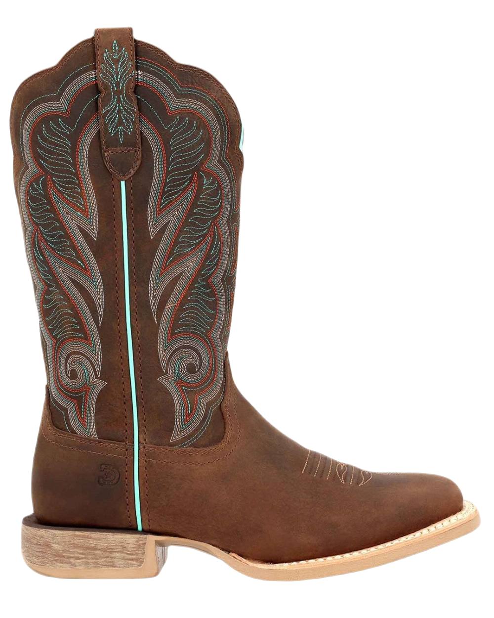 Juniper Brown Coloured Durango Womens Rebel Pro Juniper Brown Western Boots on White Background
