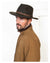 Jack Murphy Boston Crushable Felt Hat in Brown #colour_brown