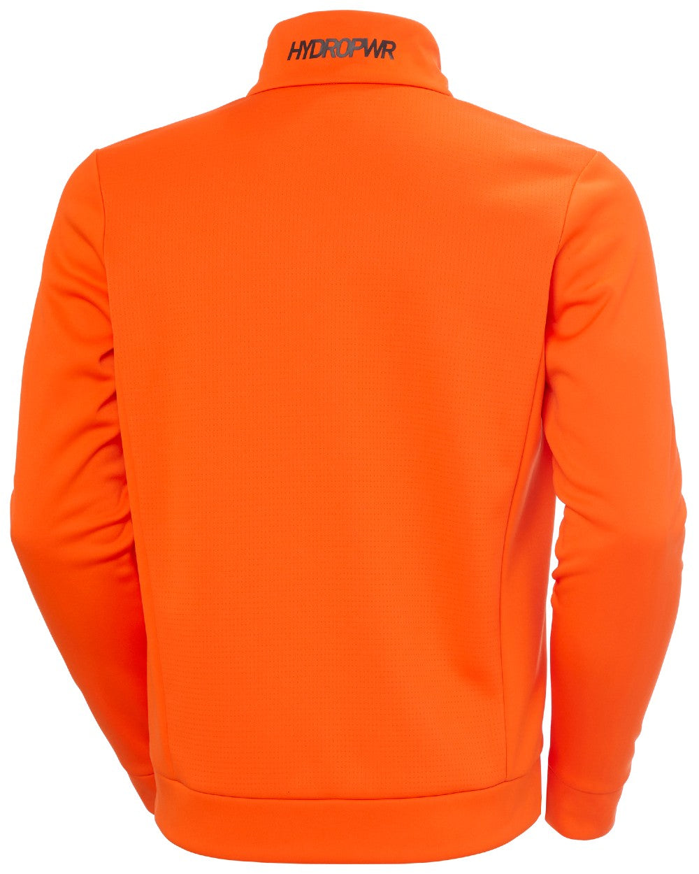Flame coloured Helly Hansen Mens HP Fleece Jacket 2.0 on white background 