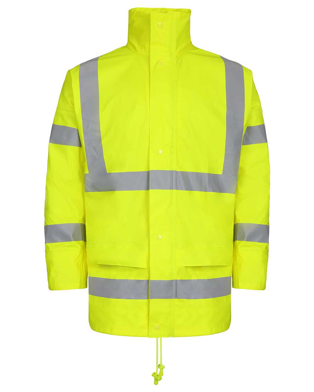 Yellow Coloured Fort Air Reflex Jacket On A White Background