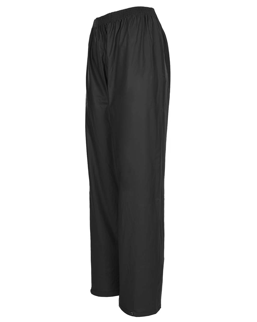 Black Coloured Fort Airflex Waterproof Breathable Trousers On A White Background 