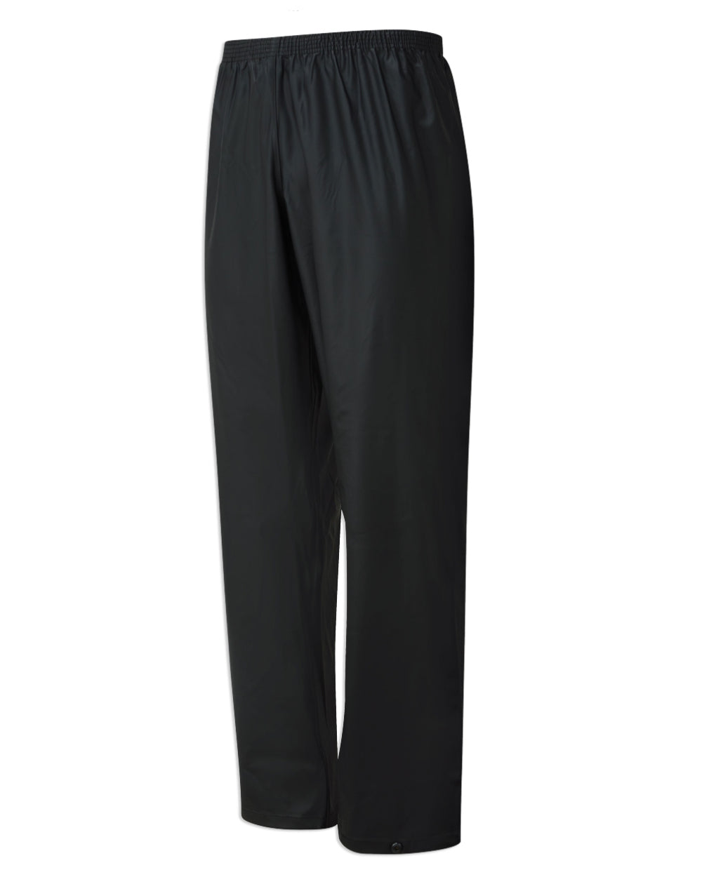 Black Coloured Fort Airflex Waterproof Breathable Trousers On A White Background 