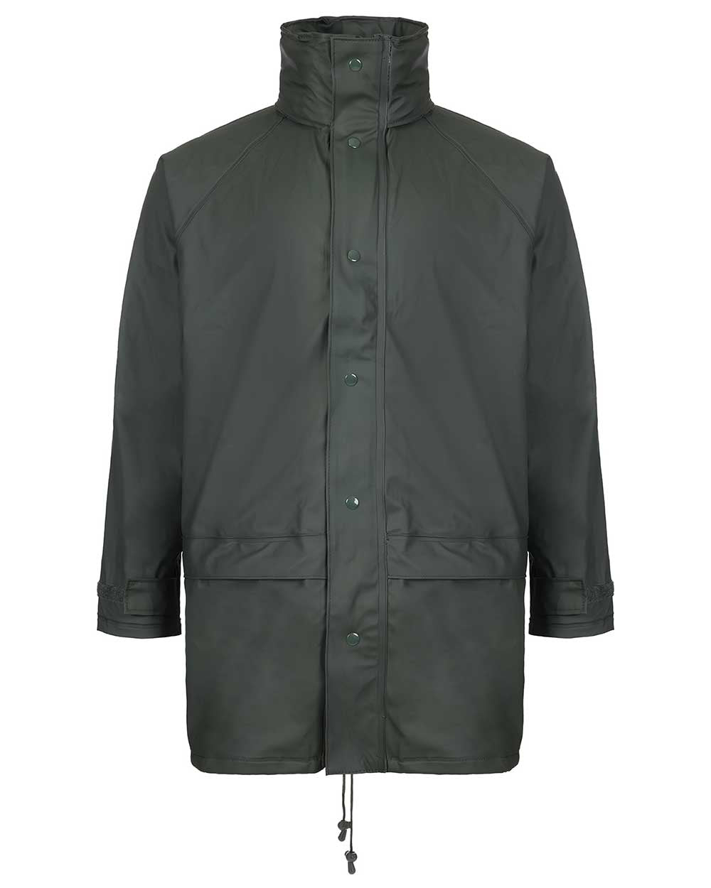 Green Coloured Fort Flex Jacket On A White Background 