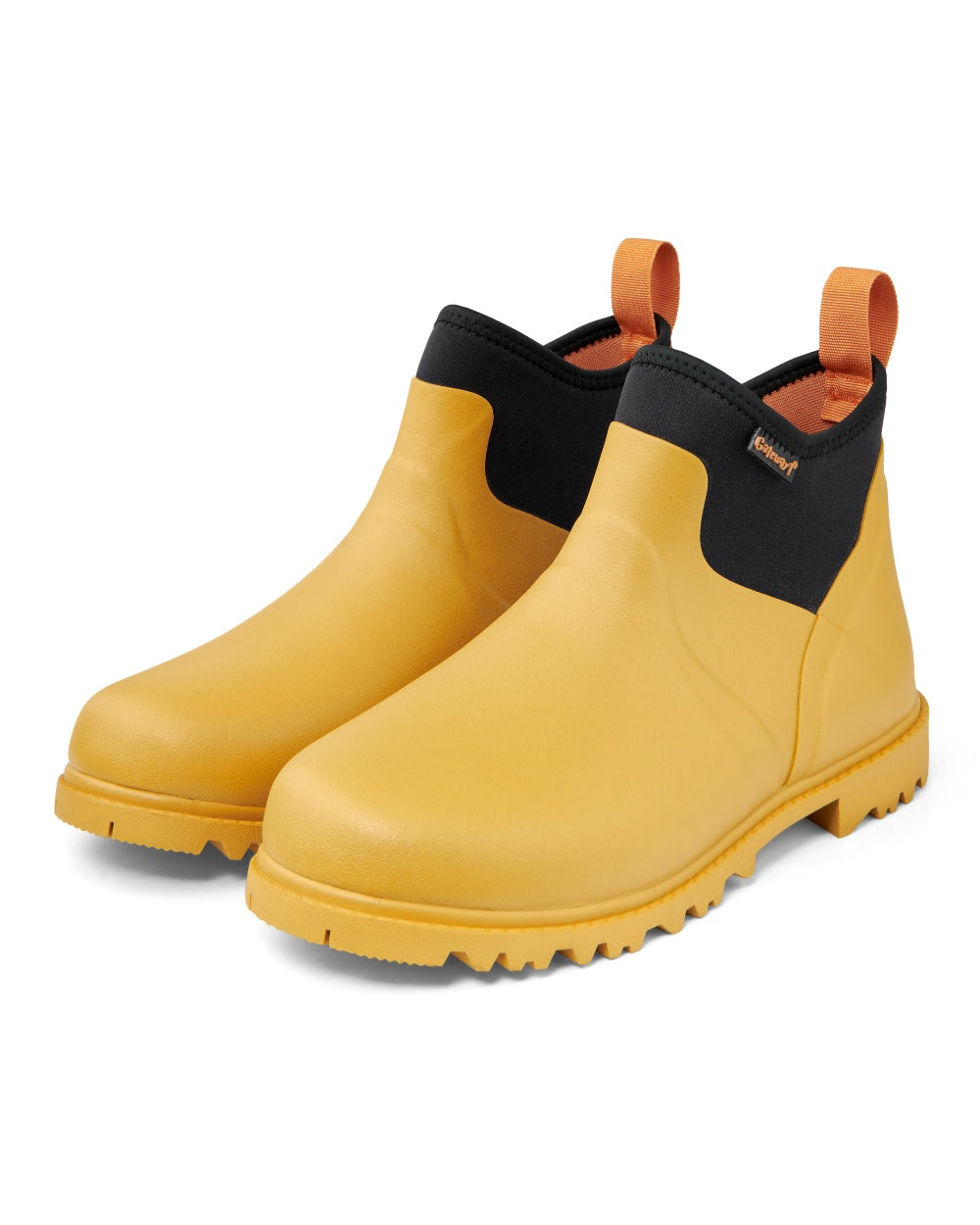 Amber coloured Gateway1 Ascot Lady 6inch 3mm Boots on white background 