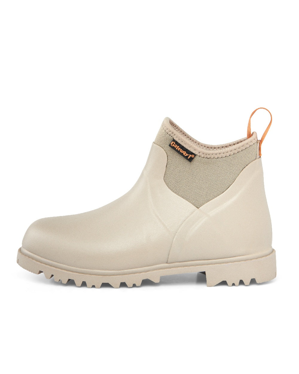 Beige coloured Gateway1 Ascot Lady 6inch 3mm Boots on white background 