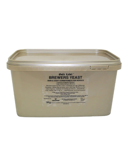 Gold Label Brewers Yeast 3kg On A White Background