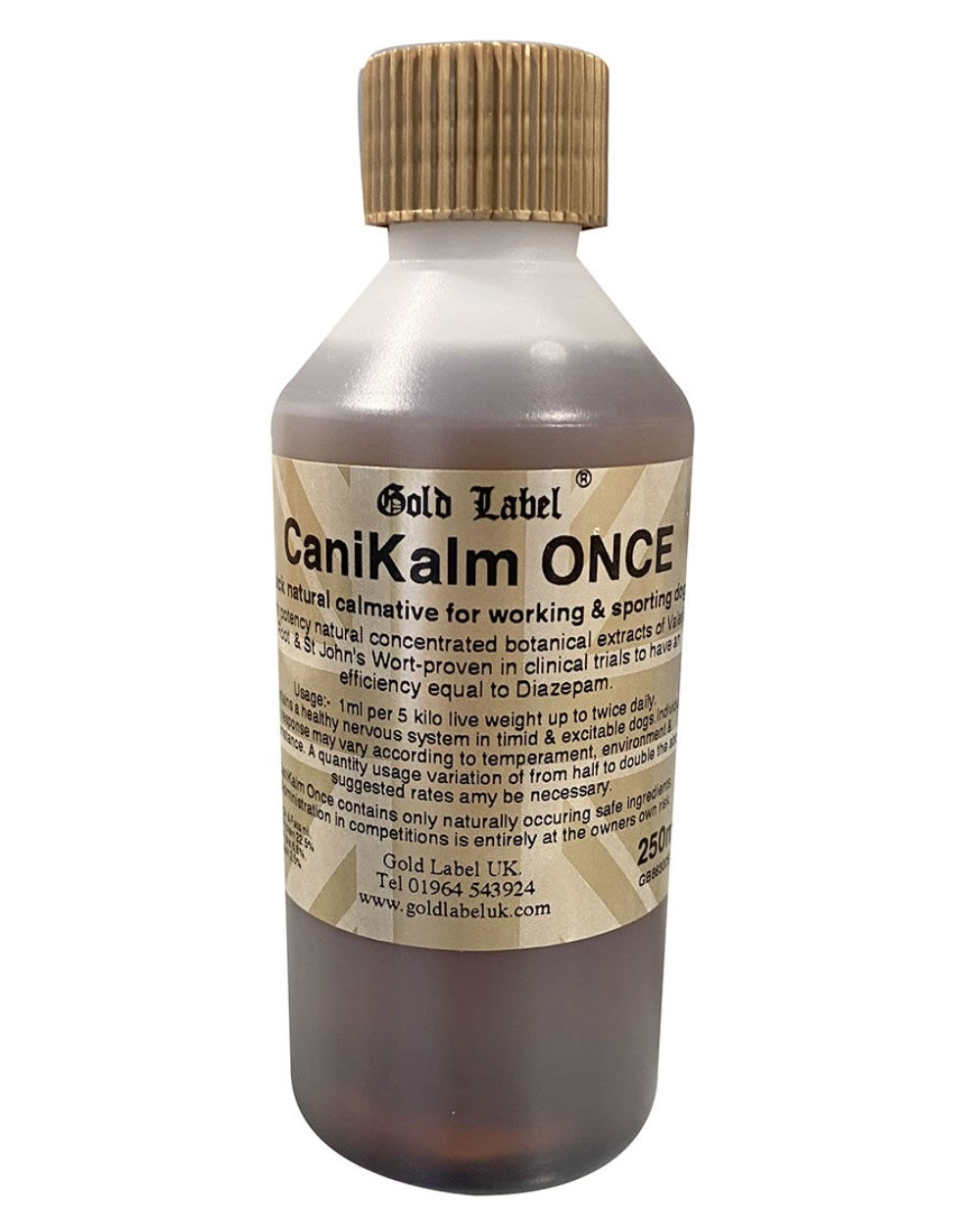 Gold Label Canikalm Once On A White Background