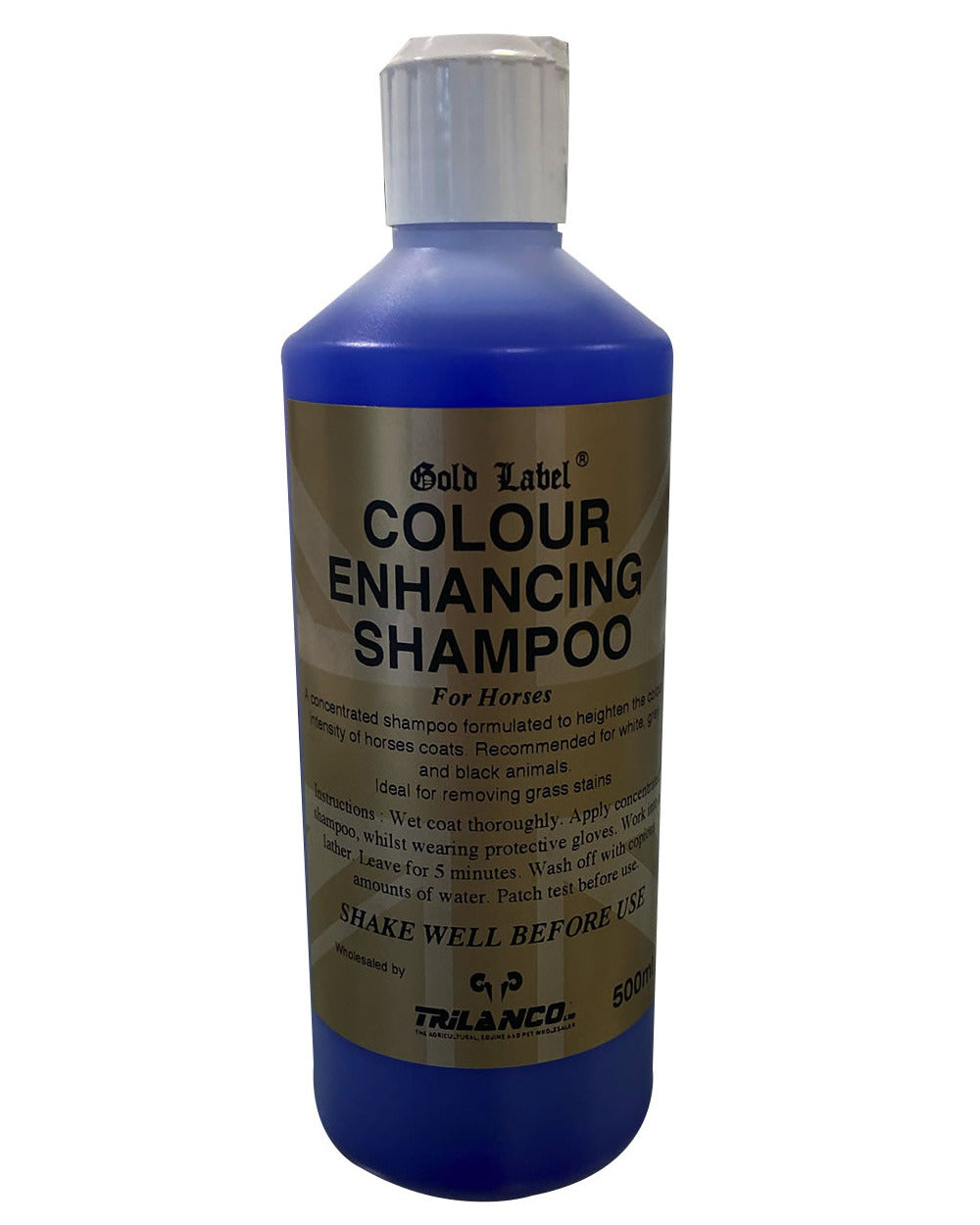 Gold Label Colour Enhancing Shampoo On A White Background