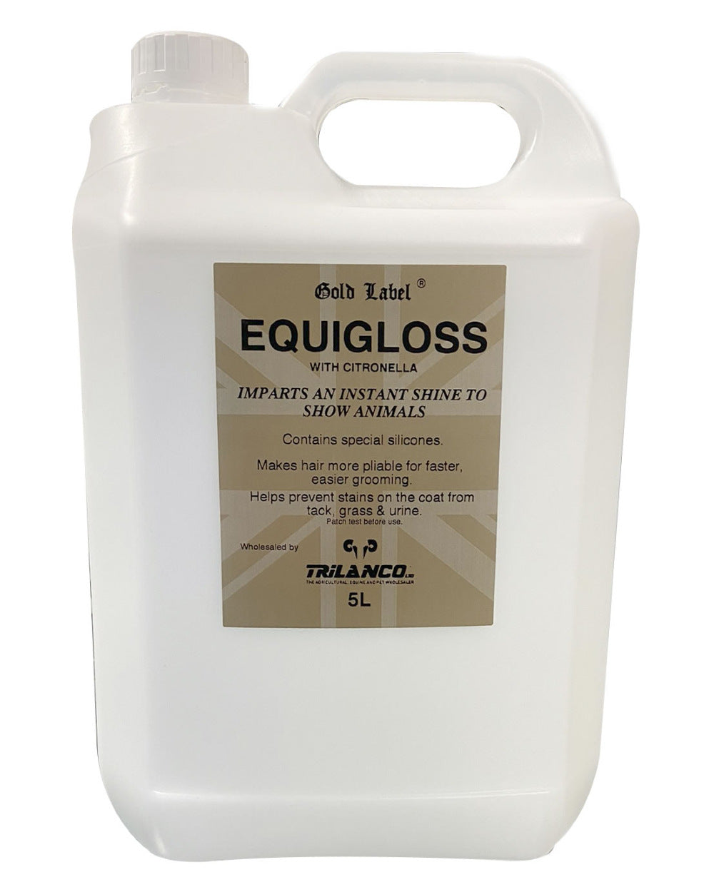 Gold Label Equigloss On A White Background
